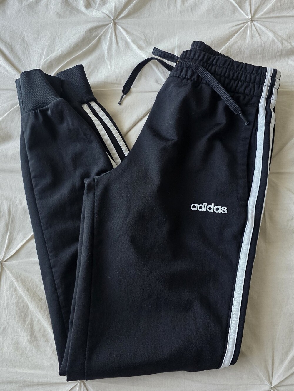 Adidas 3-Stripes Black Jogger Track Pants